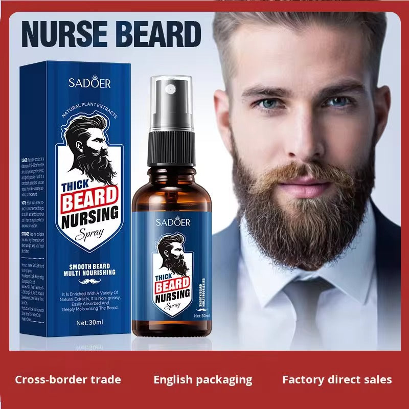 SADOER Thick Beard Nursing Spary ( The Savings Spot Sale )