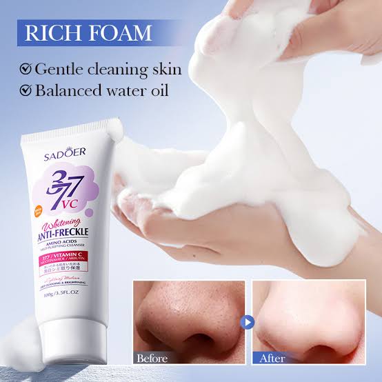 SADOER 377 VC Whitening Anti-Freckle Mild Purifying Cleanser ( The Savings Spot Sale )