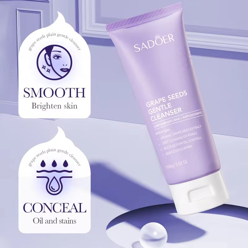 SADOER Grape Seeds Gentle Cleanser ( The Savings Spot Sale )