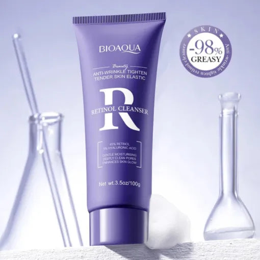BIOAOUA Deep Cleaning for Retinol Face Wash Whitening Anti-Aging Facial Wash