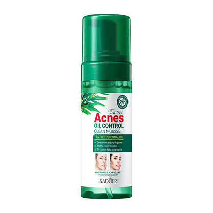SADOER Tea Tree Acne Oil Control Clean Mousse – Deep Cleansing & Clear Skin Care ( The Savings Spot Sale )