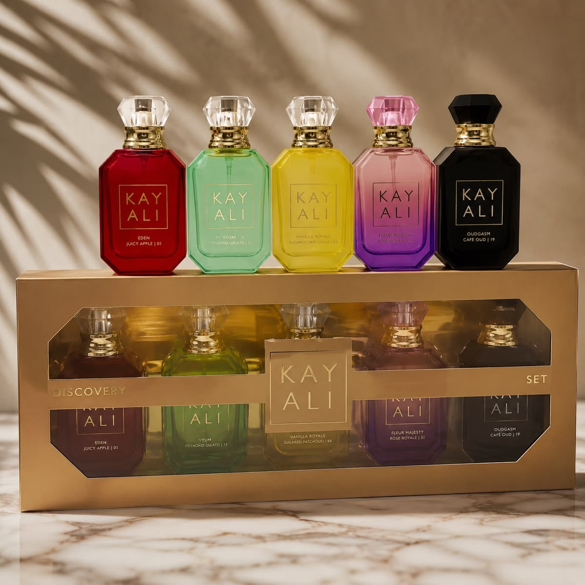 Kayali Discovery Set – 5-Piece Miniature Perfume Collection