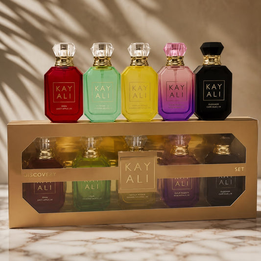 Kayali Discovery Set – 5-Piece Miniature Perfume Collection