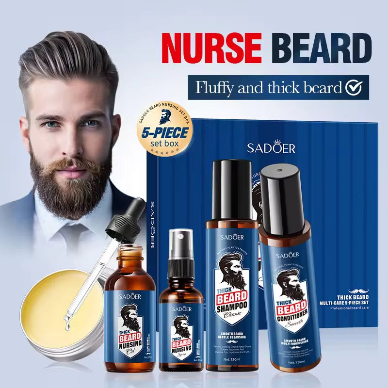 SADOER Thick Beard Nursing Set ( The Savings Spot Sale )