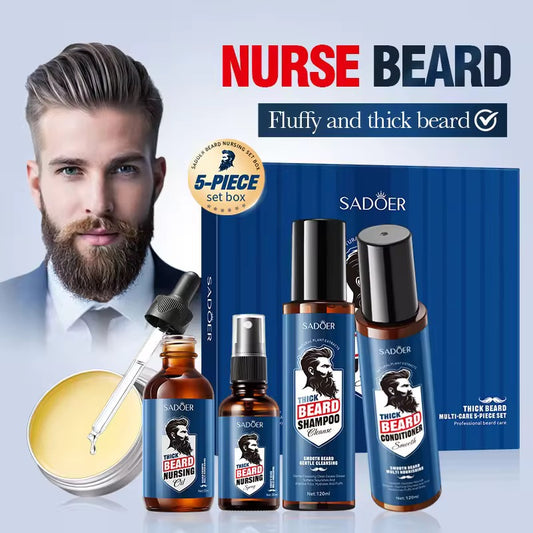 SADOER Thick Beard Nursing Set ( The Savings Spot Sale )