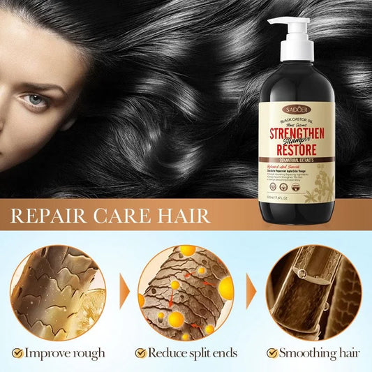 SADOER Black Castor Oil Strengthen Restore Shampoo – Repair, Nourish & Revive Your Hair ( The Savings Spot Sale )
