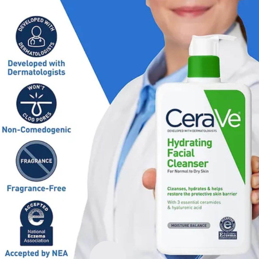 CeraVe - Hydrating Facial Cleanser - The Body Essential