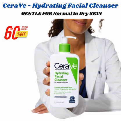 CeraVe - Hydrating Facial Cleanser - The Body Essential