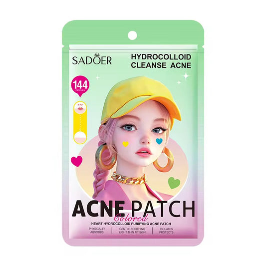 SADOER Hydrocolloid Cleanse Acne Patch - 144 Patches / Bag