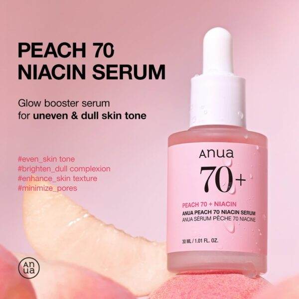 ANUA Peach 70 Niacinamide Serum ( The Savings Spot Sale ) - The Body Essential