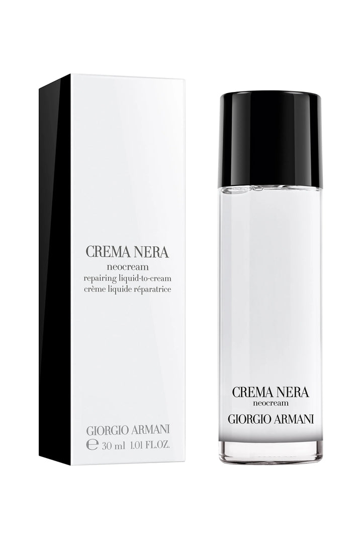 Giorgio Armani Crema Nera Neocream – Repairing Liquid-to-Cream Moisturizer - The Body Essential