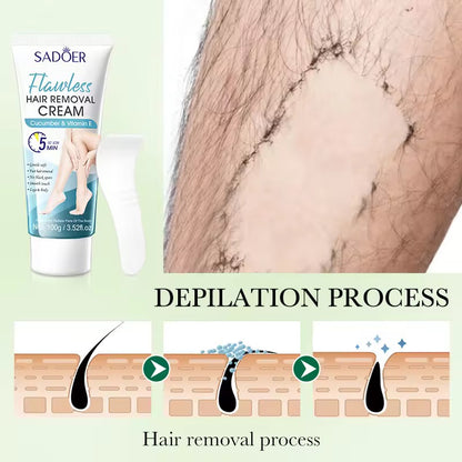 SADOER Flawless Hair Removing Cream ( The Savings Spot Sale )