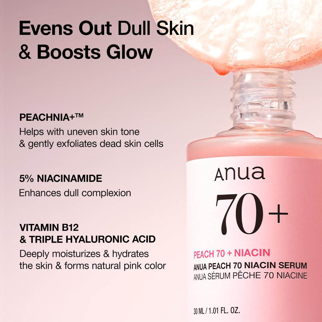 ANUA Peach 70 Niacinamide Serum ( The Savings Spot Sale ) - The Body Essential