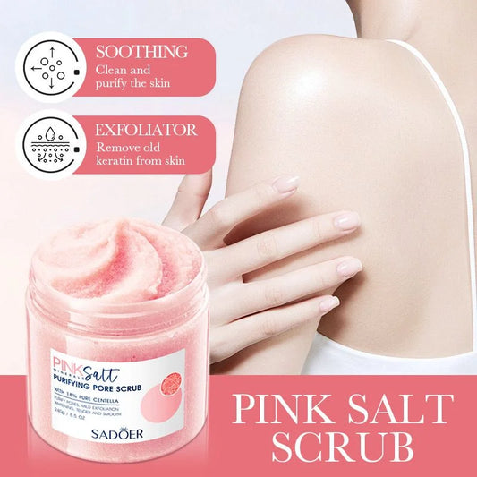 SADOER Pink Salt Purifying Pore Scrub with 18% Pure Centella ( The Savings Spot Sale )