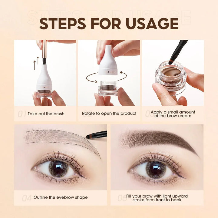 O.TWO.O DYEING EYEBROW CREAM - The Body Essential