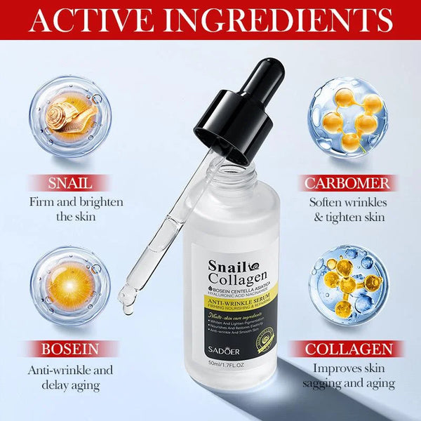 SADOER Snail Collagen Anti-Wrinkle Serum
