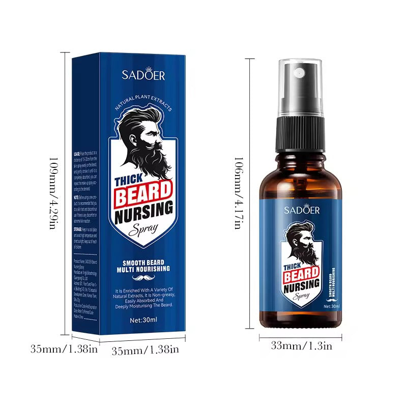 SADOER Thick Beard Nursing Spary ( The Savings Spot Sale )