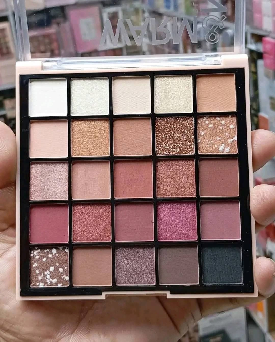 ANYLADY Warm & Natural 25 Colors Eyeshadow Palette