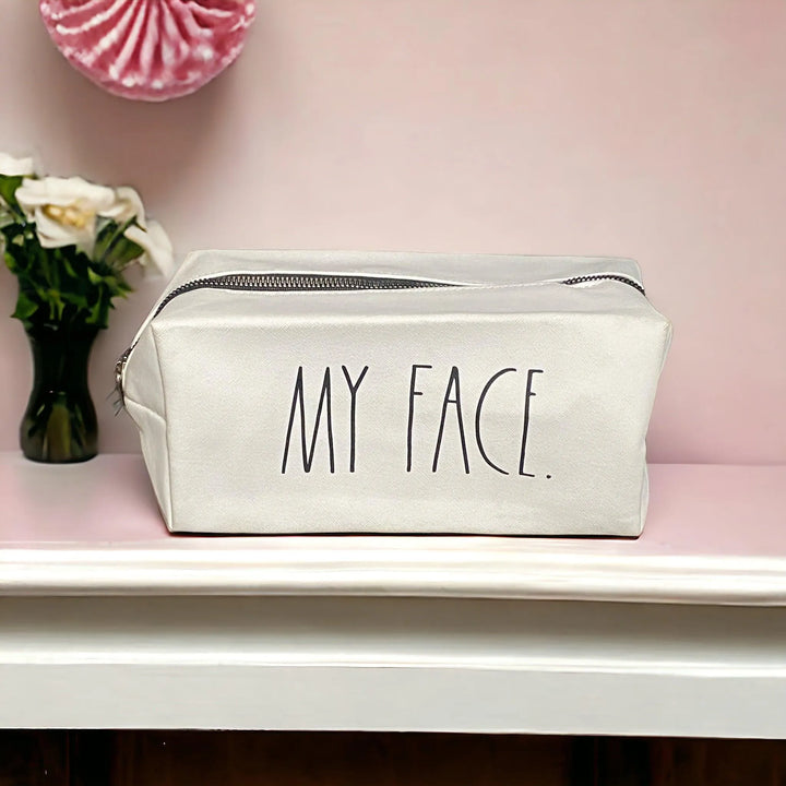 Rae Dunn Cosmetic Bag – Chic Travel Makeup Organizer - The Body Essential