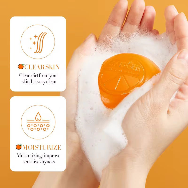 SADOER Vitamin C Whitening Soap – Brightening & Deep Cleansing Formula ( The Savings Spot Sale )