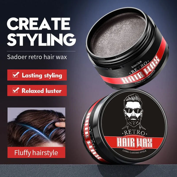 SADOER Retro Hair Wax – Long Lasting Hold, Natural Shine & Effortless Style ( The Savings Spot Sale )