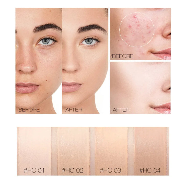 O.TWO.O HIGH COVERAGE LIQUID CONCEALER - The Body Essential