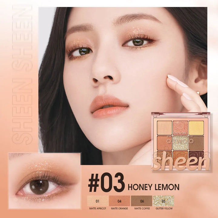 O.TWO.O SHEEN LOVE MARK EYESHADOW PALETTE - The Body Essential