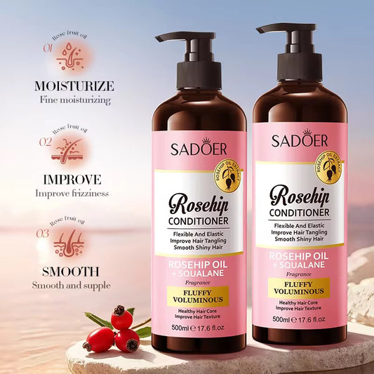 SADOER Rosehip Conditioner – Hydrating, Nourishing & Shine-Boosting Hair Care ( The Savings Spot Sale )