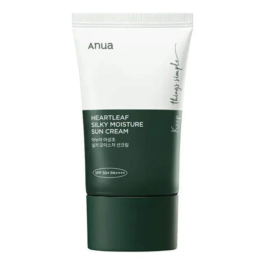 ANUA Heartleaf Silky Moisture Sun Cream - The Body Essential
