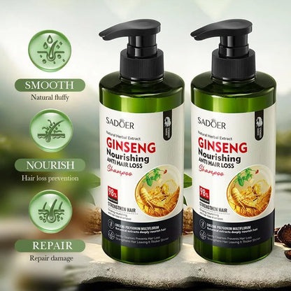 SADOER Ginseng Nourishing Anti-Hair Loss Shampoo – Strengthen Roots & Boost Hair Growth ( The Savings Spot Sale )