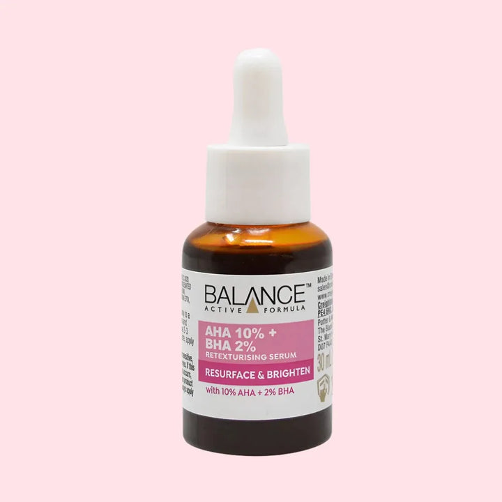 BALANCE Resurface & Brighten AHA 10% + BHA 2% - The Body Essential