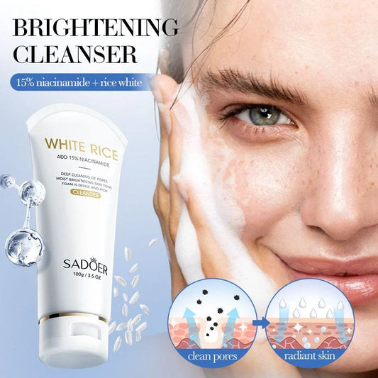 SADOER White Rice + 15% Niacinamide Dense Foam Cleanser ( The Savings Spot Sale )