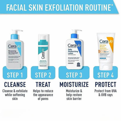 CeraVe Renewing SA Cleanser: Smooth Skin, Hydrating Exfoliation - The Body Essential