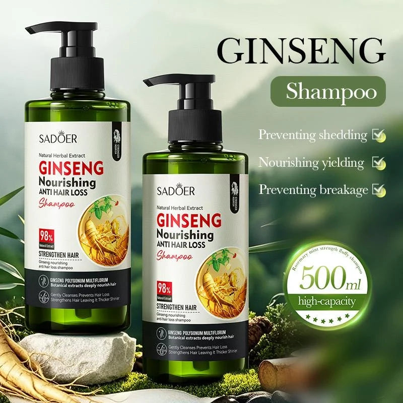 SADOER Ginseng Nourishing Anti-Hair Loss Shampoo – Strengthen Roots & Boost Hair Growth ( The Savings Spot Sale )