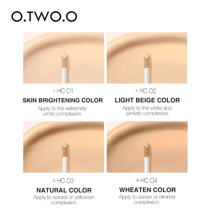 O.TWO.O HIGH COVERAGE LIQUID CONCEALER - The Body Essential