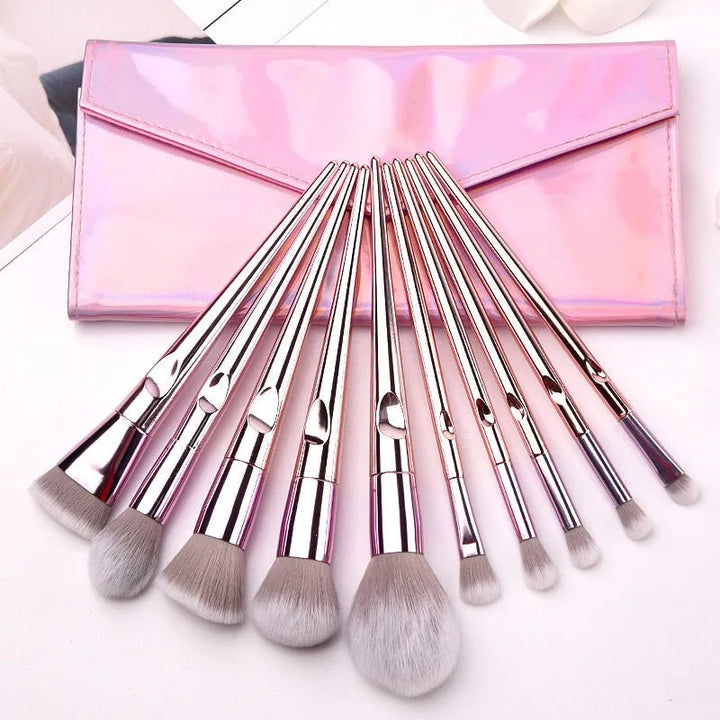 O.TWO.O 10PCS CHROME BRUSHES SET - The Body Essential