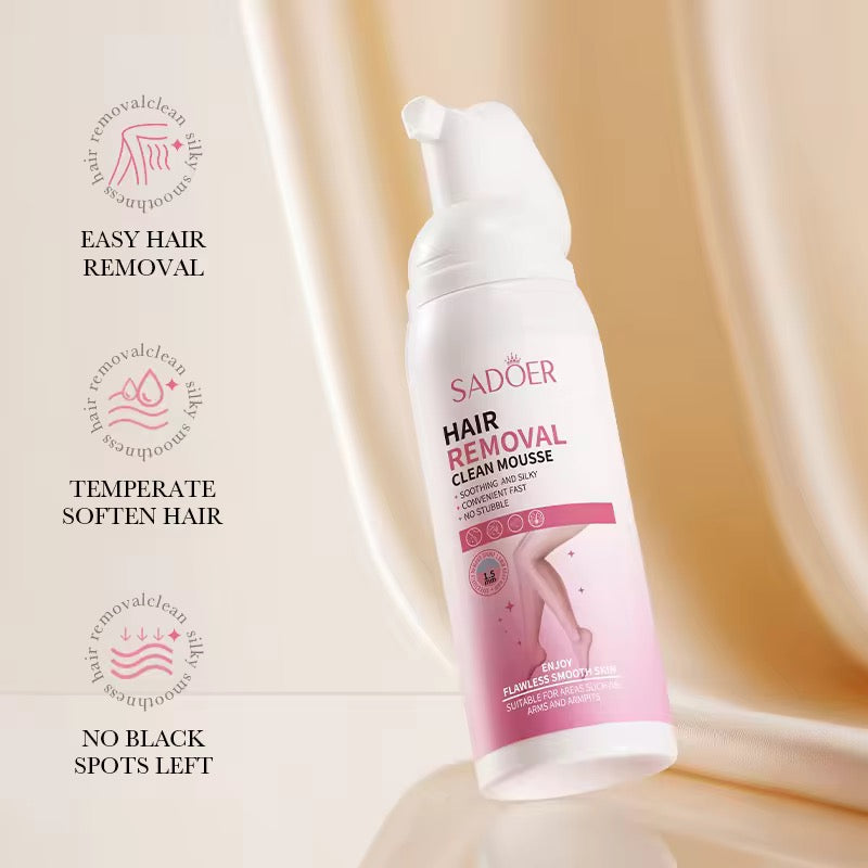 SADOER Hair Removal Clean Mousse — Gentle, Effective, Smooth Skin Solution ( The Savings Spot Sale )