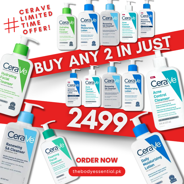 Buy Any 2 Cleansers - Moisturizers Limited Time Offer !