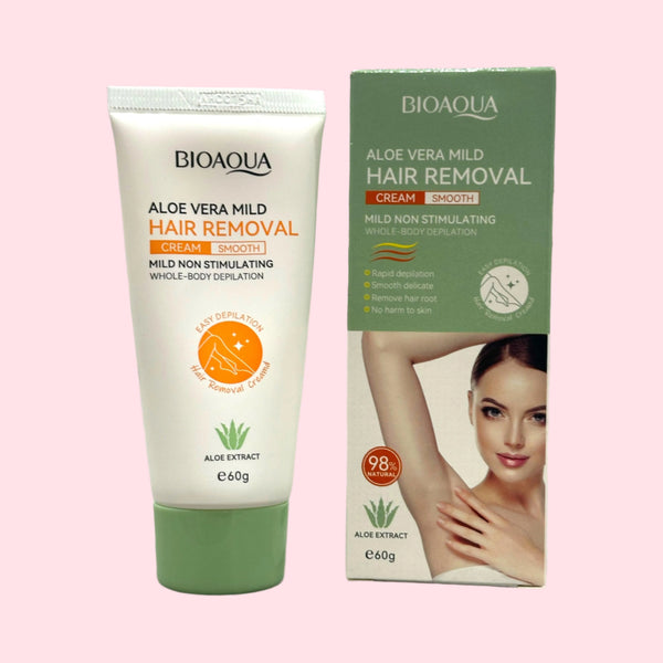 Bioaqua Aloe Vera Mild Hair Removal Cream - The Body Essential