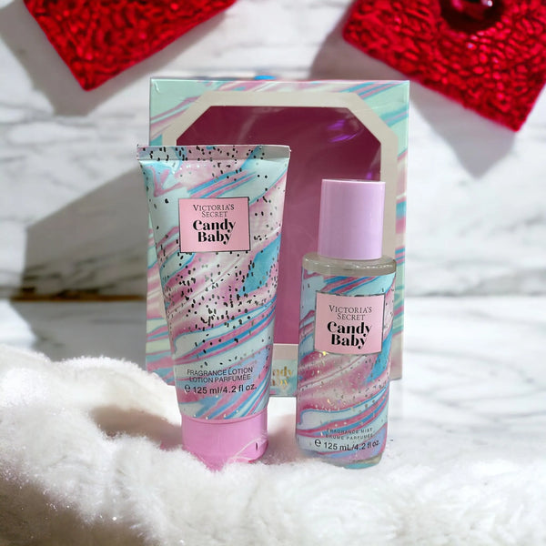 VICTORIA SECRET Candy Baby Body Lotion & Mist Set - The Body Essential