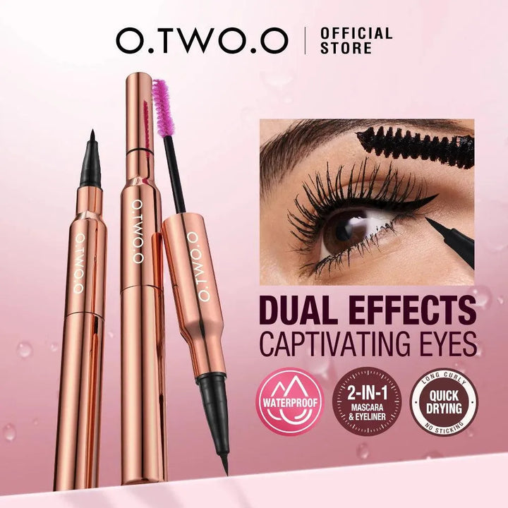 O.TWO.O 2 IN 1 CHARMING EYE EYELINER MASCARA - The Body Essential