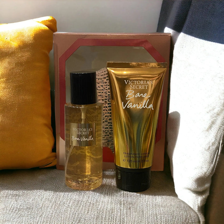 VICTORIA SECRET Bare Vanilla Body Lotion & Mist Set - The Body Essential