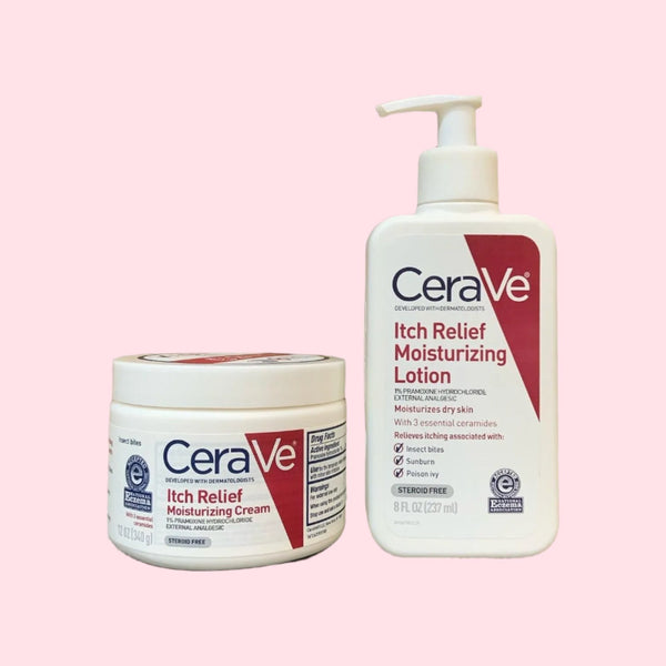 CeraVe Itch Relief Moisturising Lotion & Cream - The Body Essential