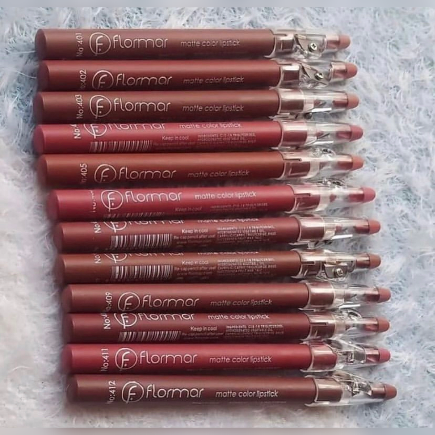 Flormar Lip Pencils Pack of 12