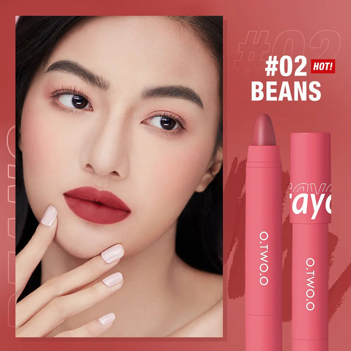 O.TWO.O VELVET MATTE LIPSTICK PEN (CRAYON) - The Body Essential