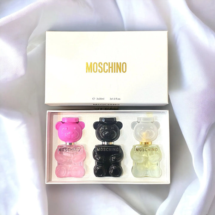 MOSCHINO Perfume Set 3 Pcs ( Original Leftover ) - The Body Essential