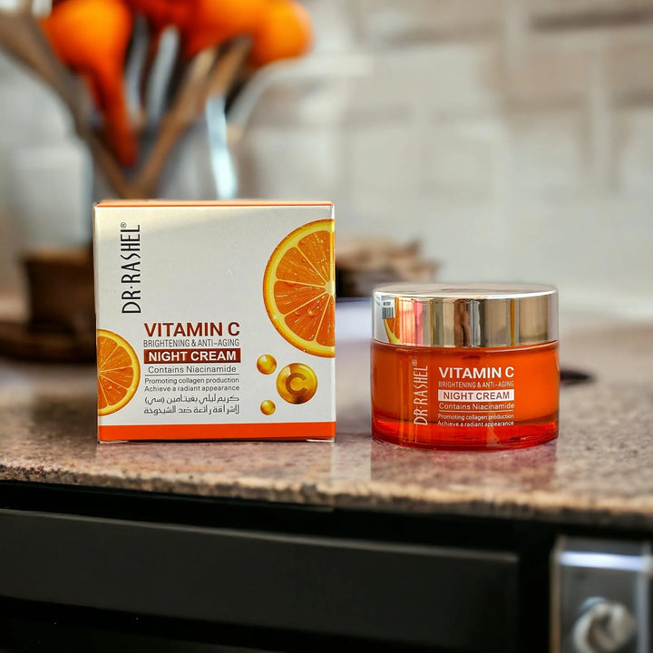 Vitamin C Brightening and Anti-Aging Night Cream - The Body Essential