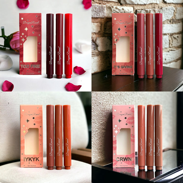 Dragon Ranee pck of 3 Lipstick - The Body Essential