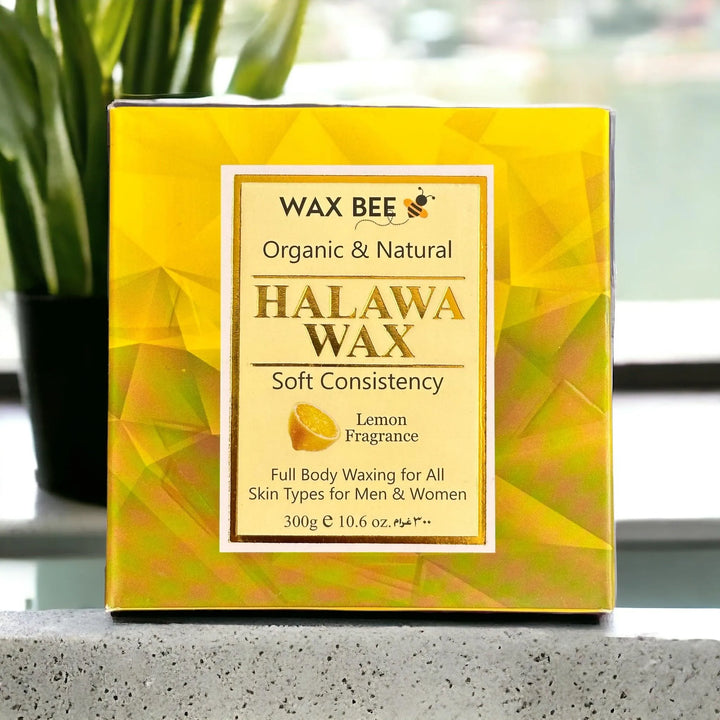 Wax Bee Organic & Natural Halawa Wax – Soft Consistency Full Body Waxing for All Skin Types - The Body Essential