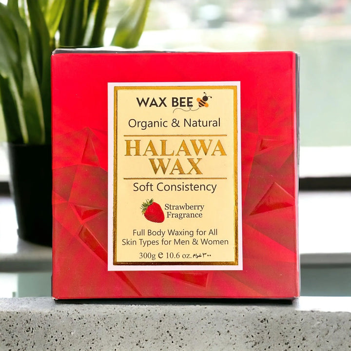 Wax Bee Organic & Natural Halawa Wax – Soft Consistency Full Body Waxing for All Skin Types - The Body Essential